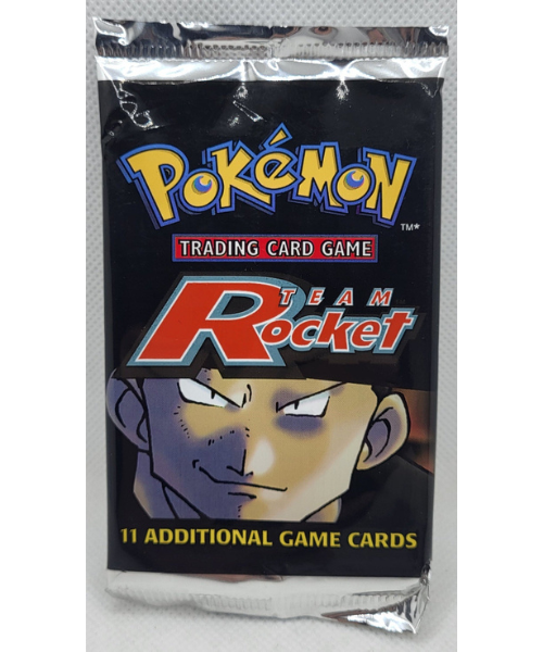 Pokémon TCG Team Rocket Unlimited Booster Pack Artwork Set of 4
