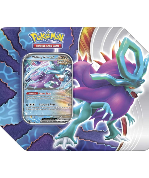 Pokemon Paradox Clash Tin Walking Wake Ex 2024